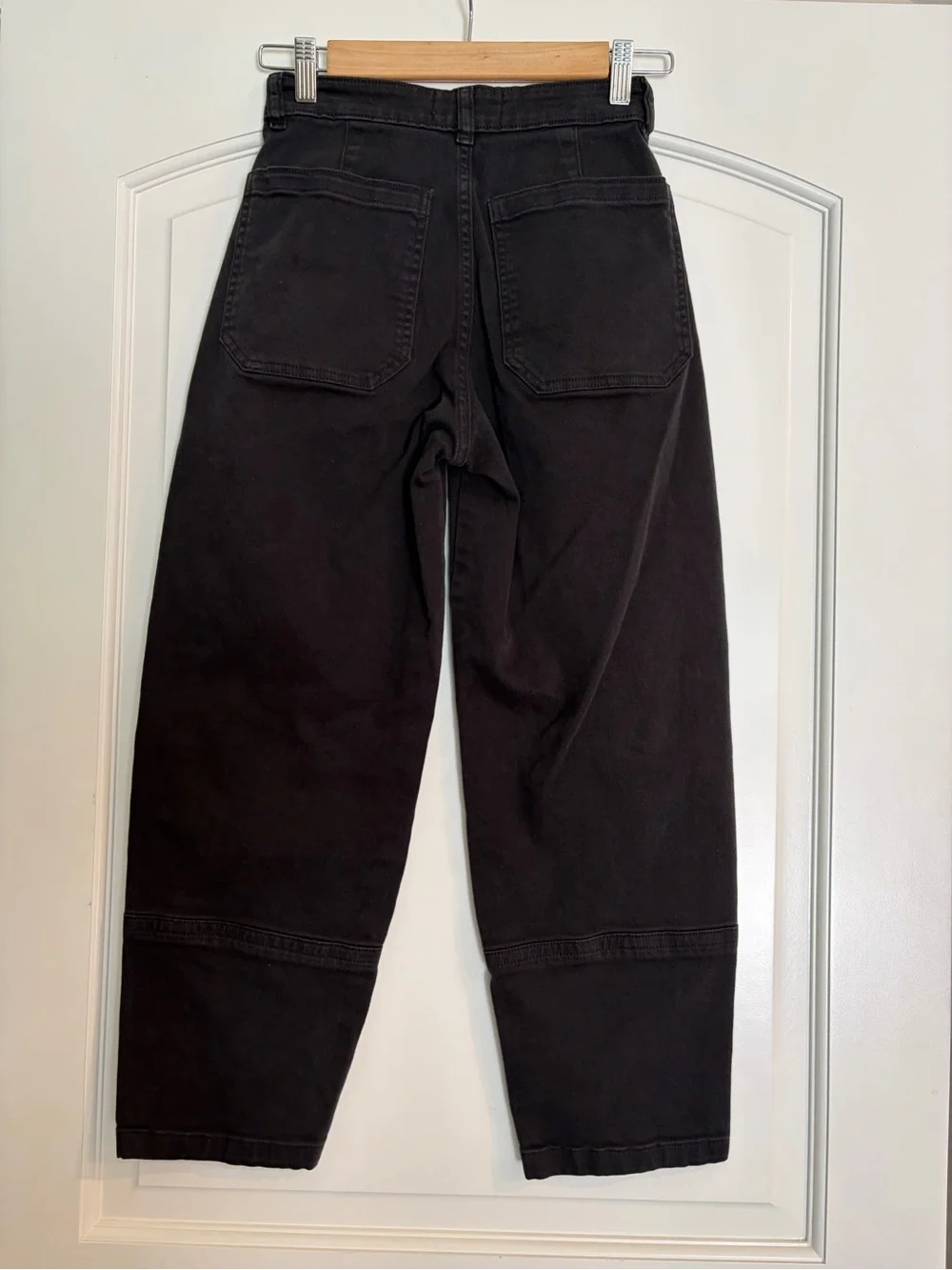 Everlane The Utility Barrel Pants in Black Size 00